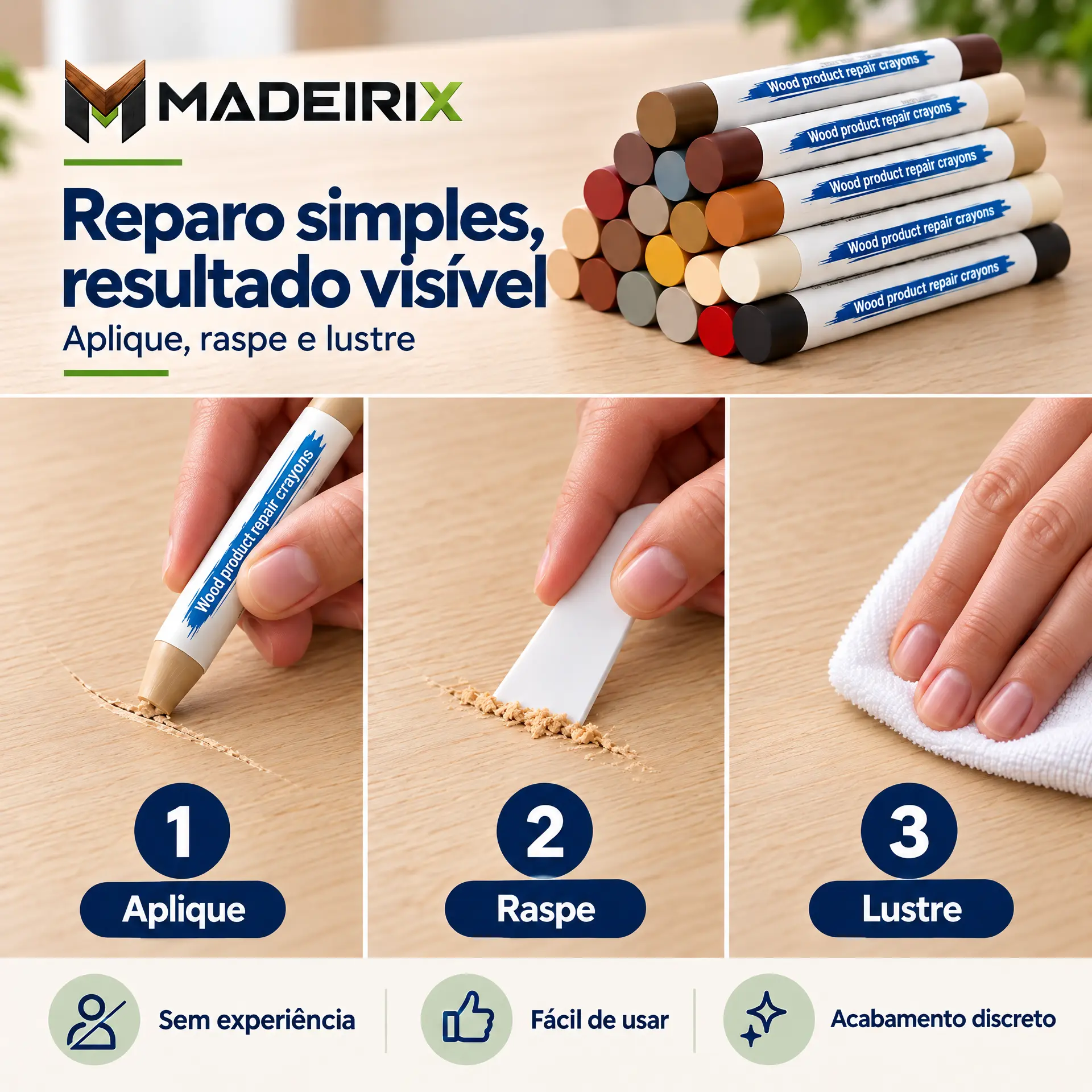 Kit de reparo para MDF — detalhe 3