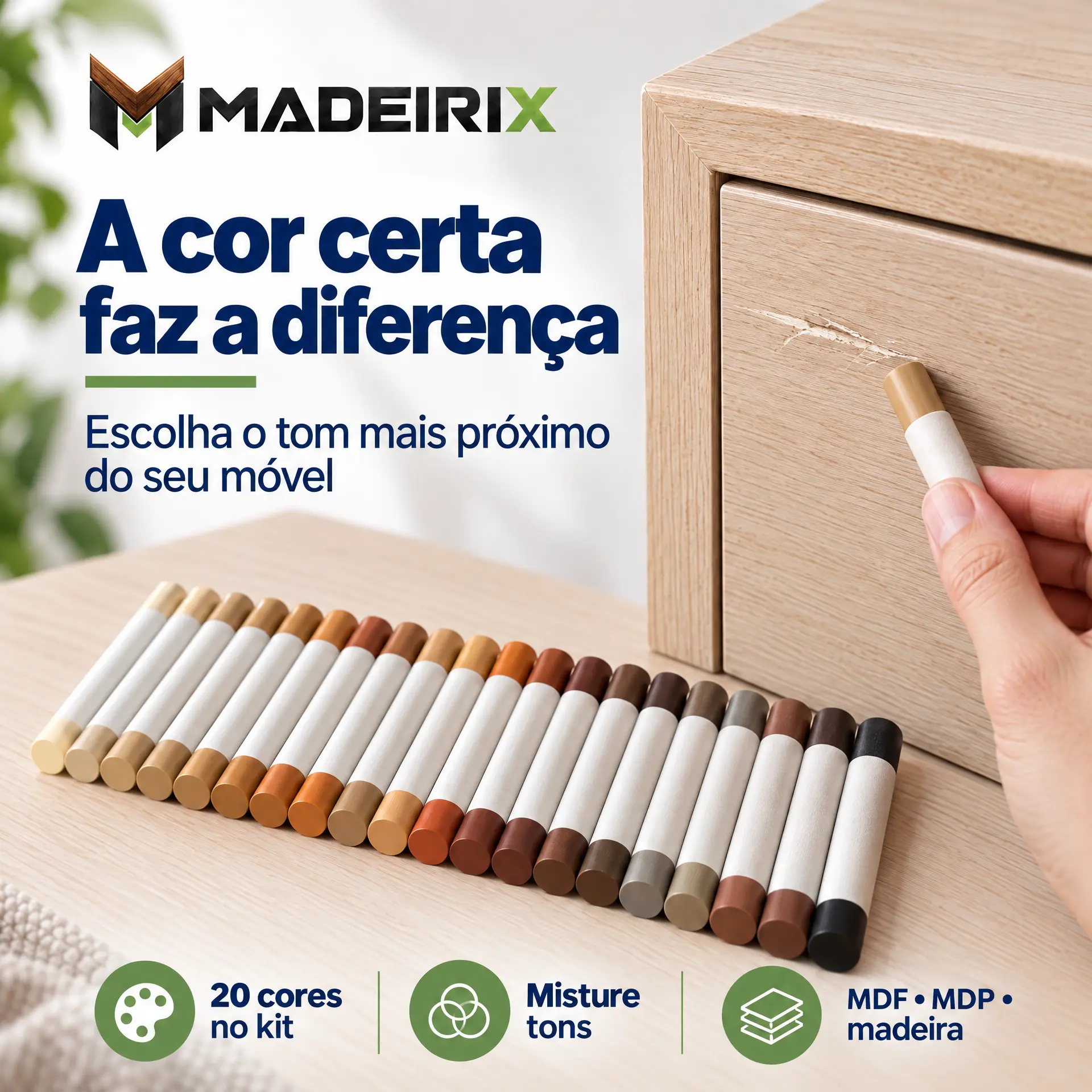 Kit de reparo para MDF — detalhe 2