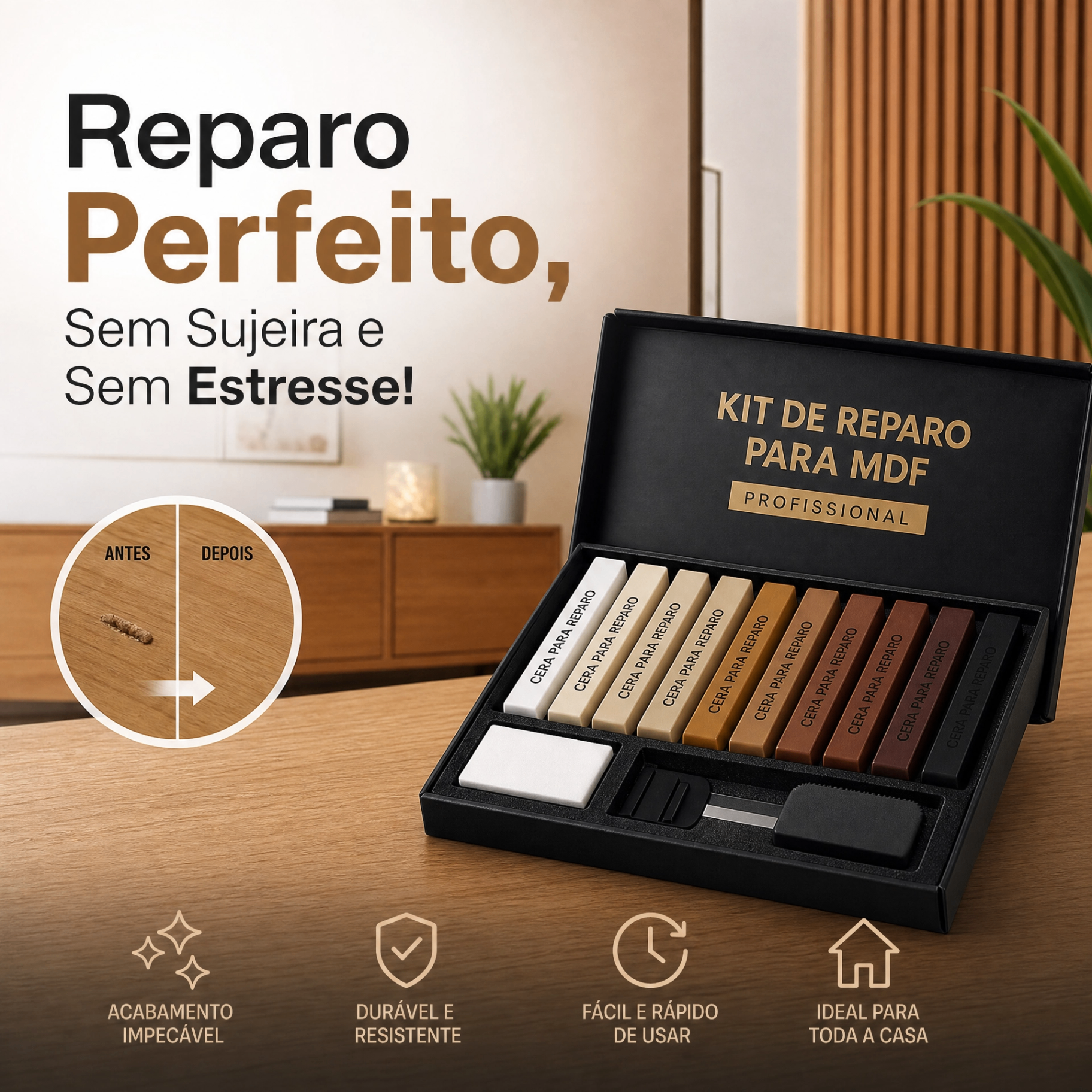 Kit de reparo para MDF — detalhe 2